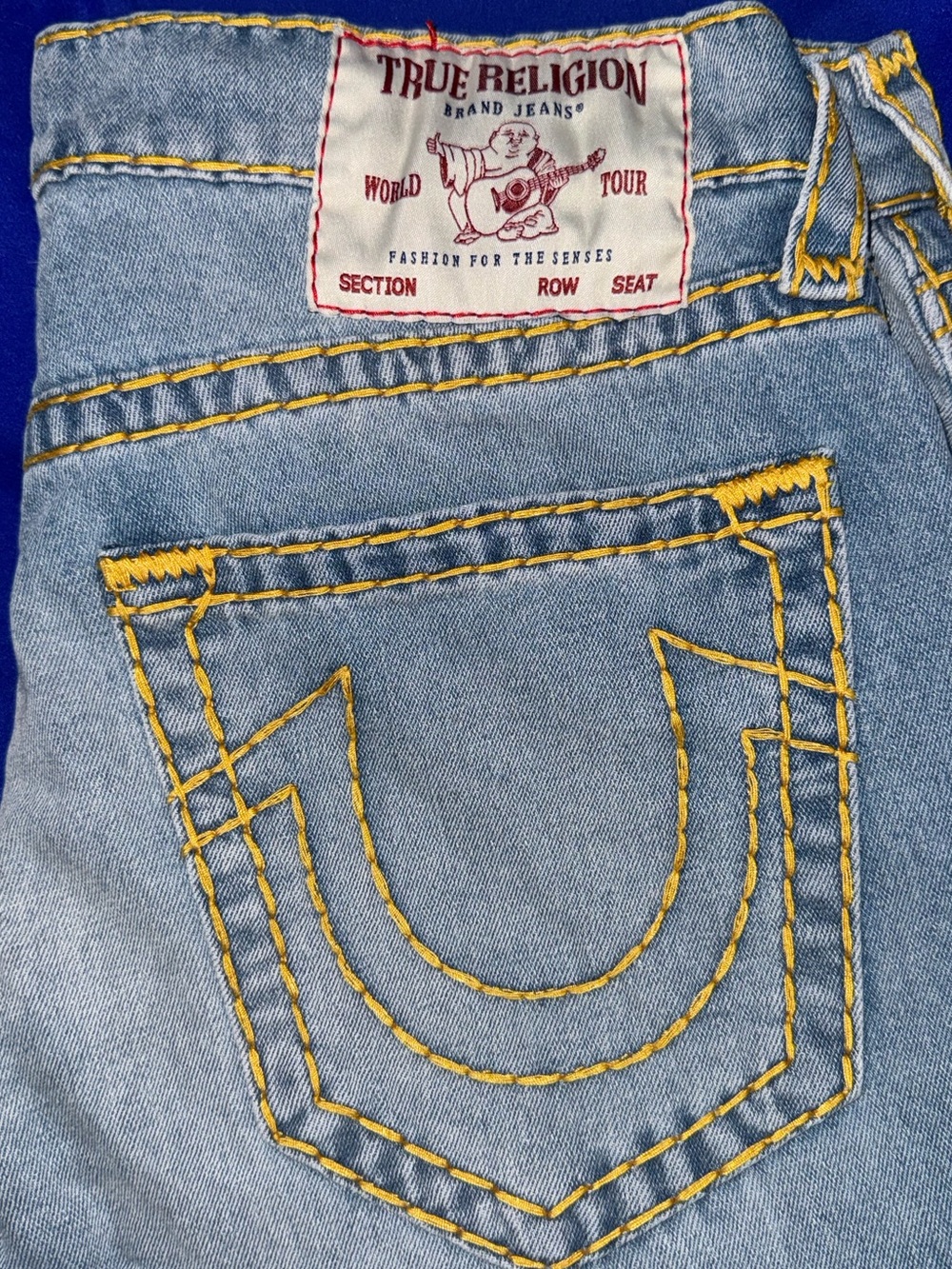 True Religion Men's Rocco Relaxed Skinny Jeans Size 33